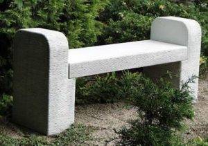 Скамейка из бетона