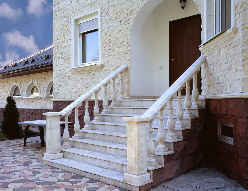 фасадные лестницы для частного дома фото